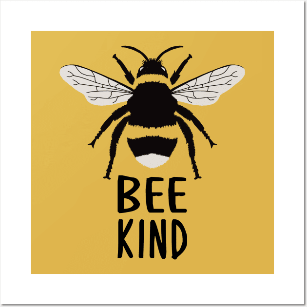 Bee Kind Wall Art by GeoCreate